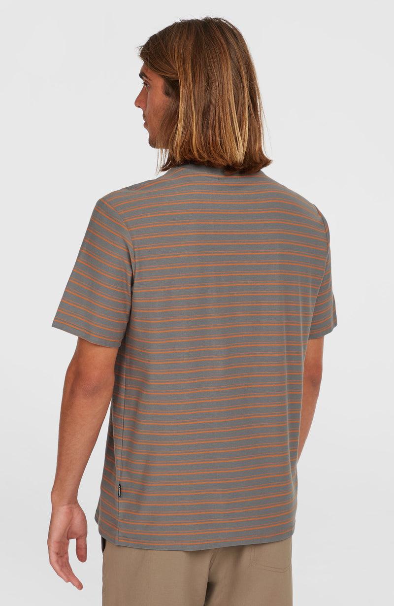Oneill Men Yarn Stripe T-Shirt | Grey