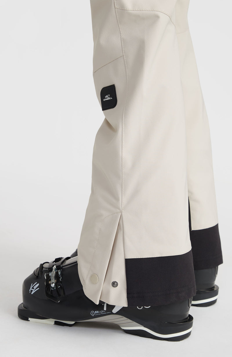 Oneill Women Aplite Pro Slim Snow Pants | Beige