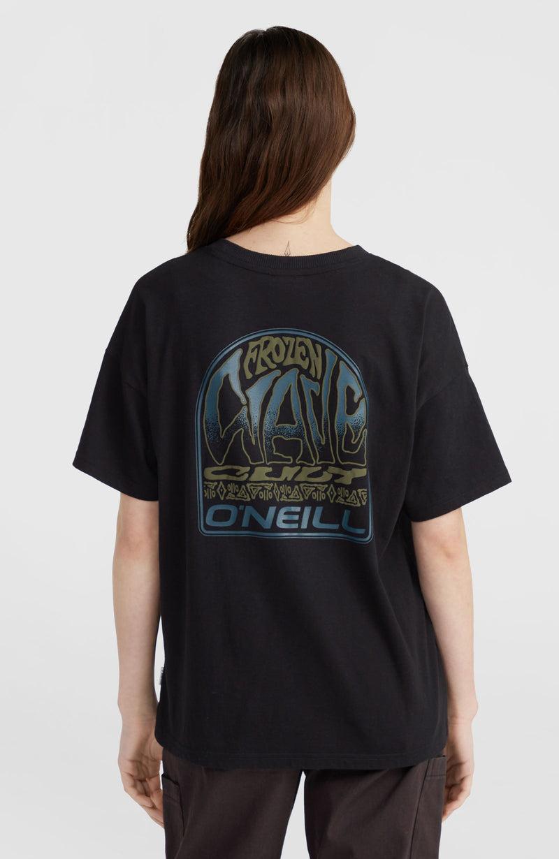Oneill Women Back Graphic T-Shirt | Black