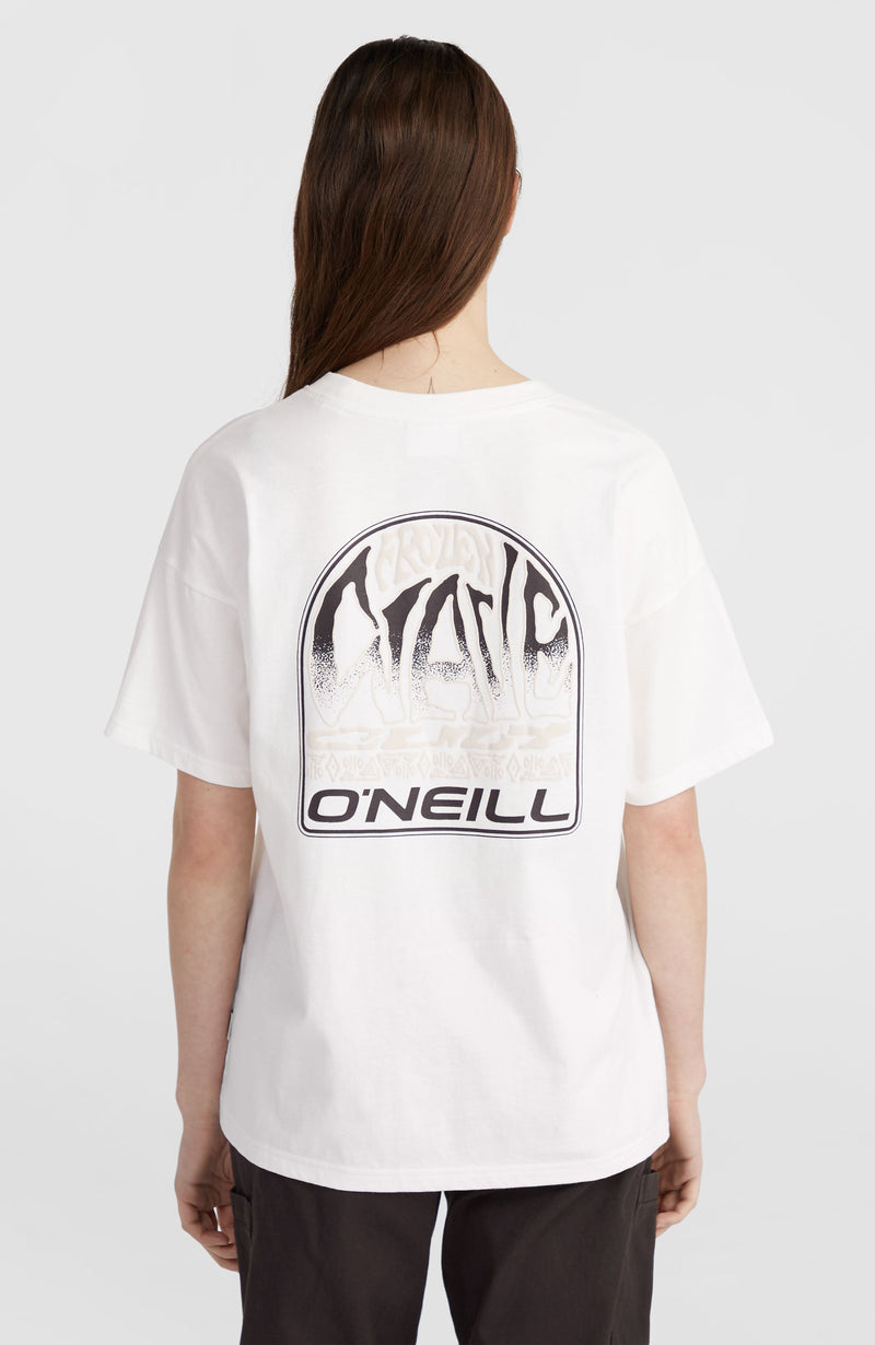Oneill Women Back Graphic T-Shirt | White