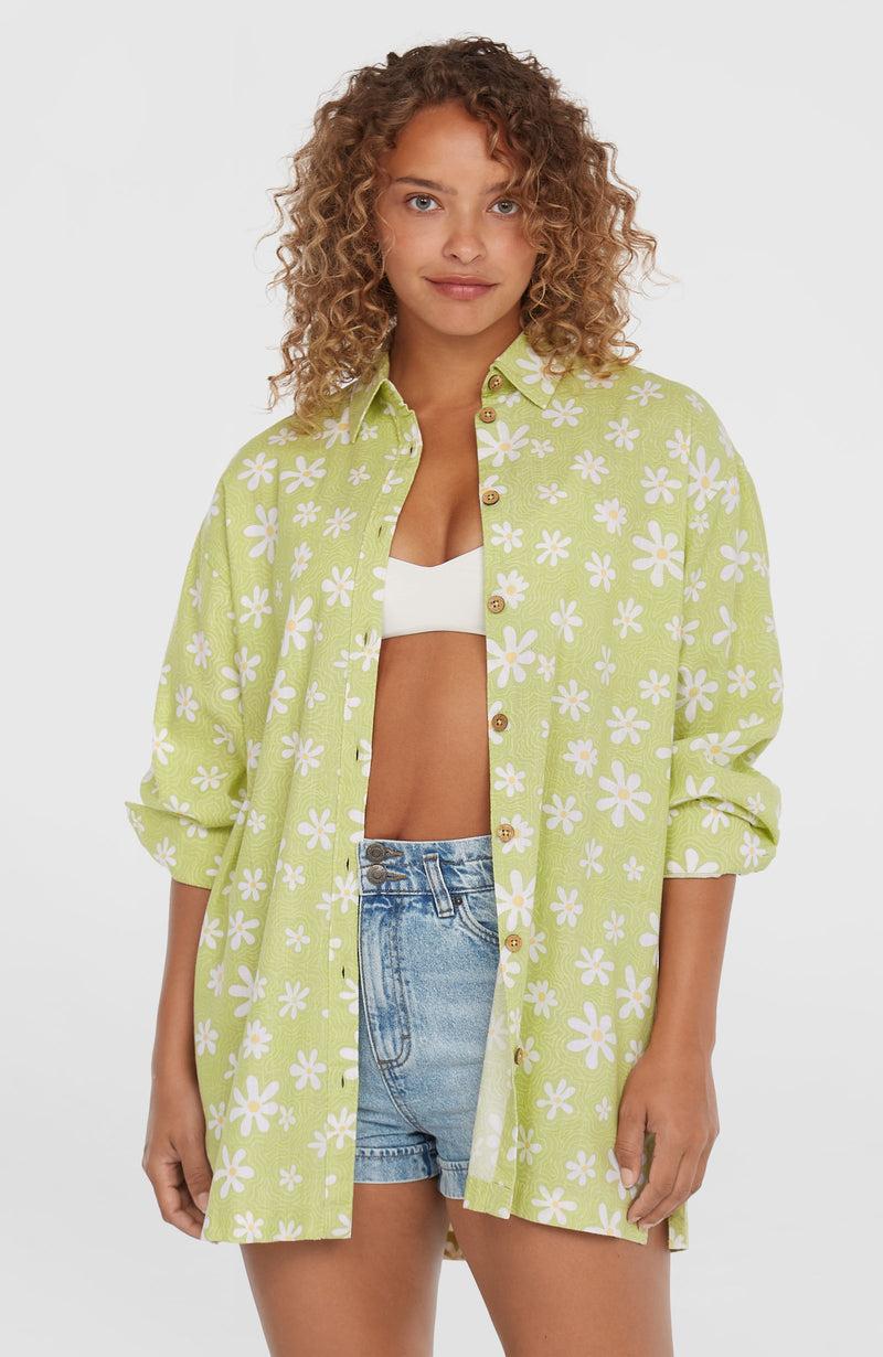 oneill Women Beach Vintage Long Shirt | Green