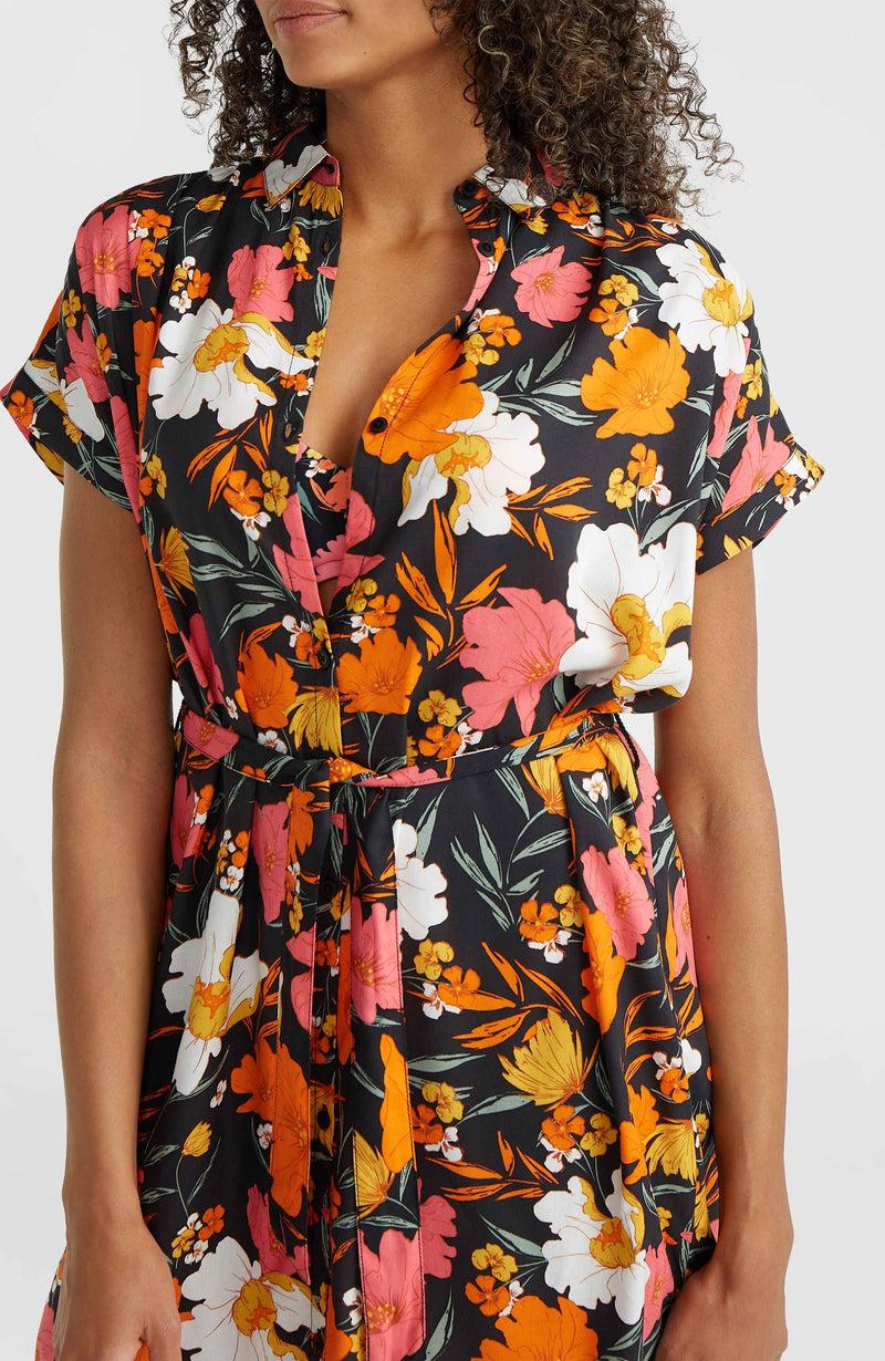 Oneill Women Cali Beach Shirt Dress | Black