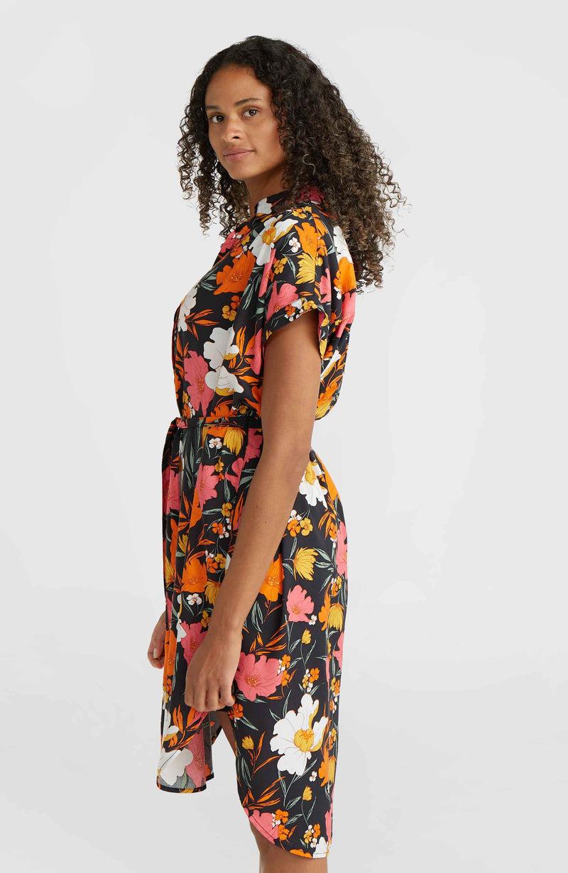 Oneill Women Cali Beach Shirt Dress | Black