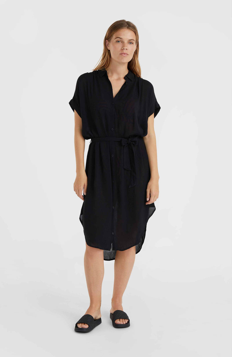 oneill Women Cali Beach Shirt Dress | Black