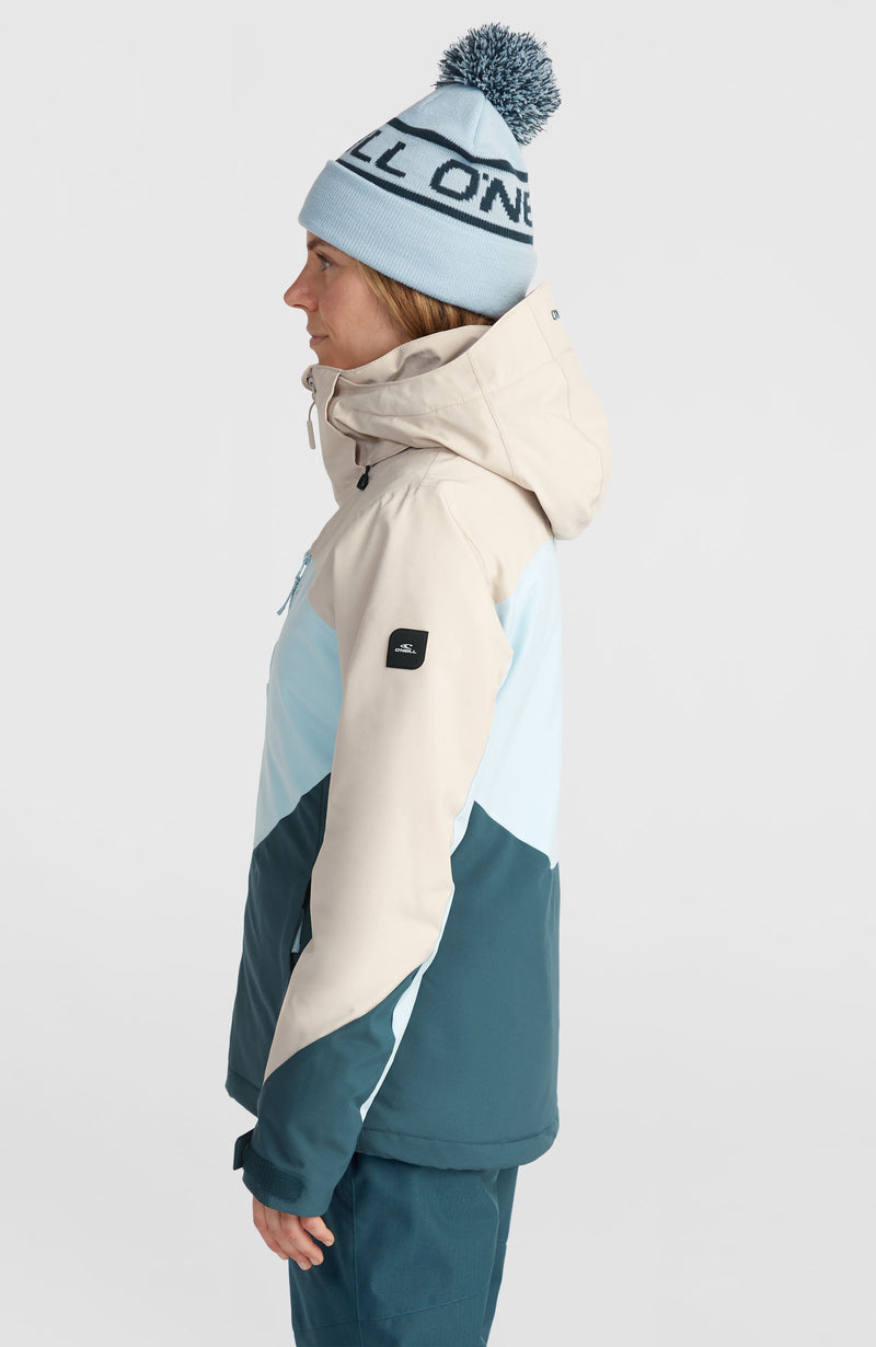 Oneill Women Carbonite Snow Jacket | Beige Mix