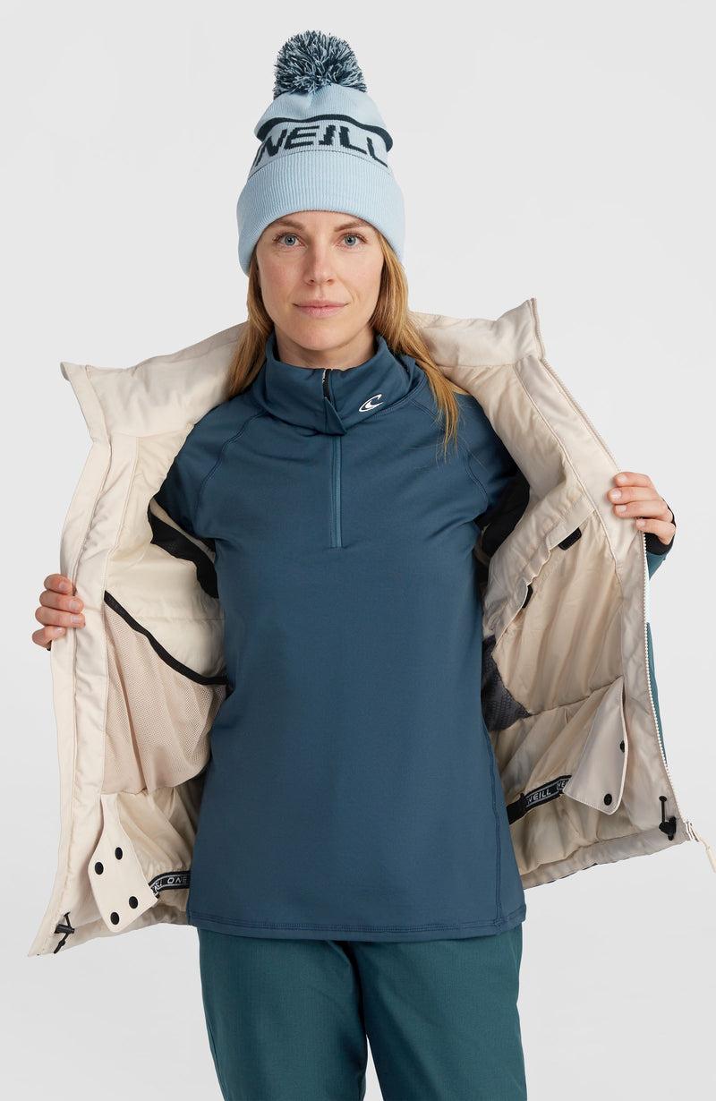 Oneill Women Carbonite Snow Jacket | Beige Mix