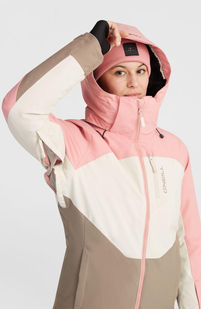 Oneill Women Carbonite Snow Jacket | Pink Mix