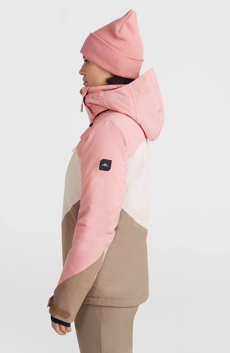 Oneill Women Carbonite Snow Jacket | Pink Mix