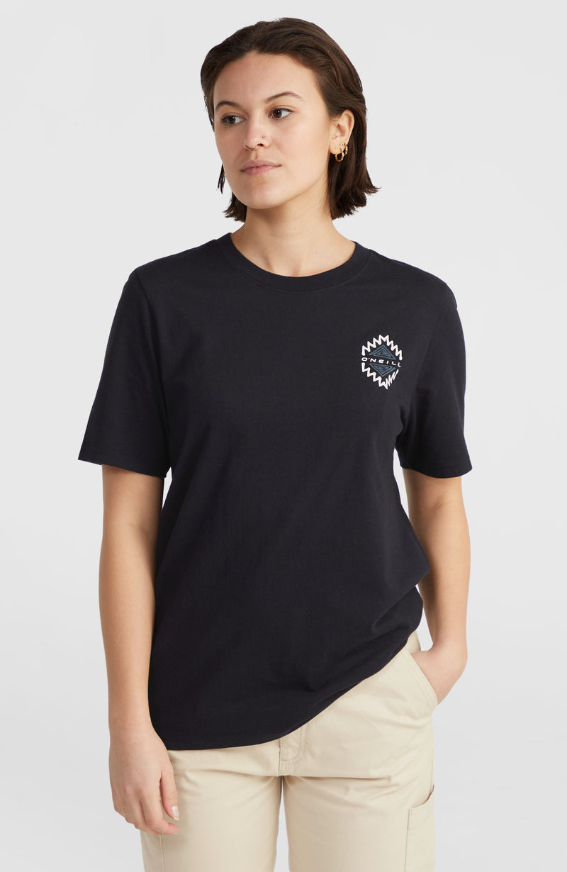 oneill Women Chest Graphic T-Shirt | Black