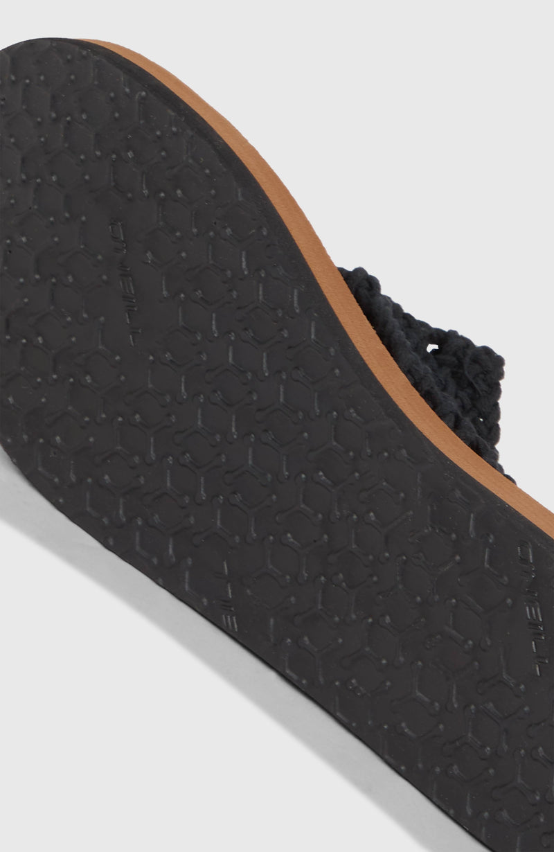 Oneill Women Ditsy Crochet Sandals | Black