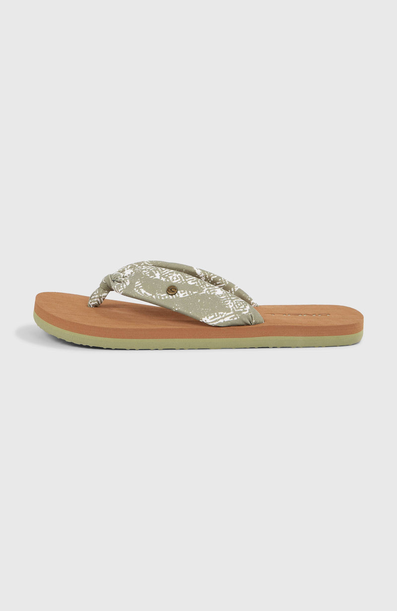 Oneill Women Ditsy Sun Sandals | Green
