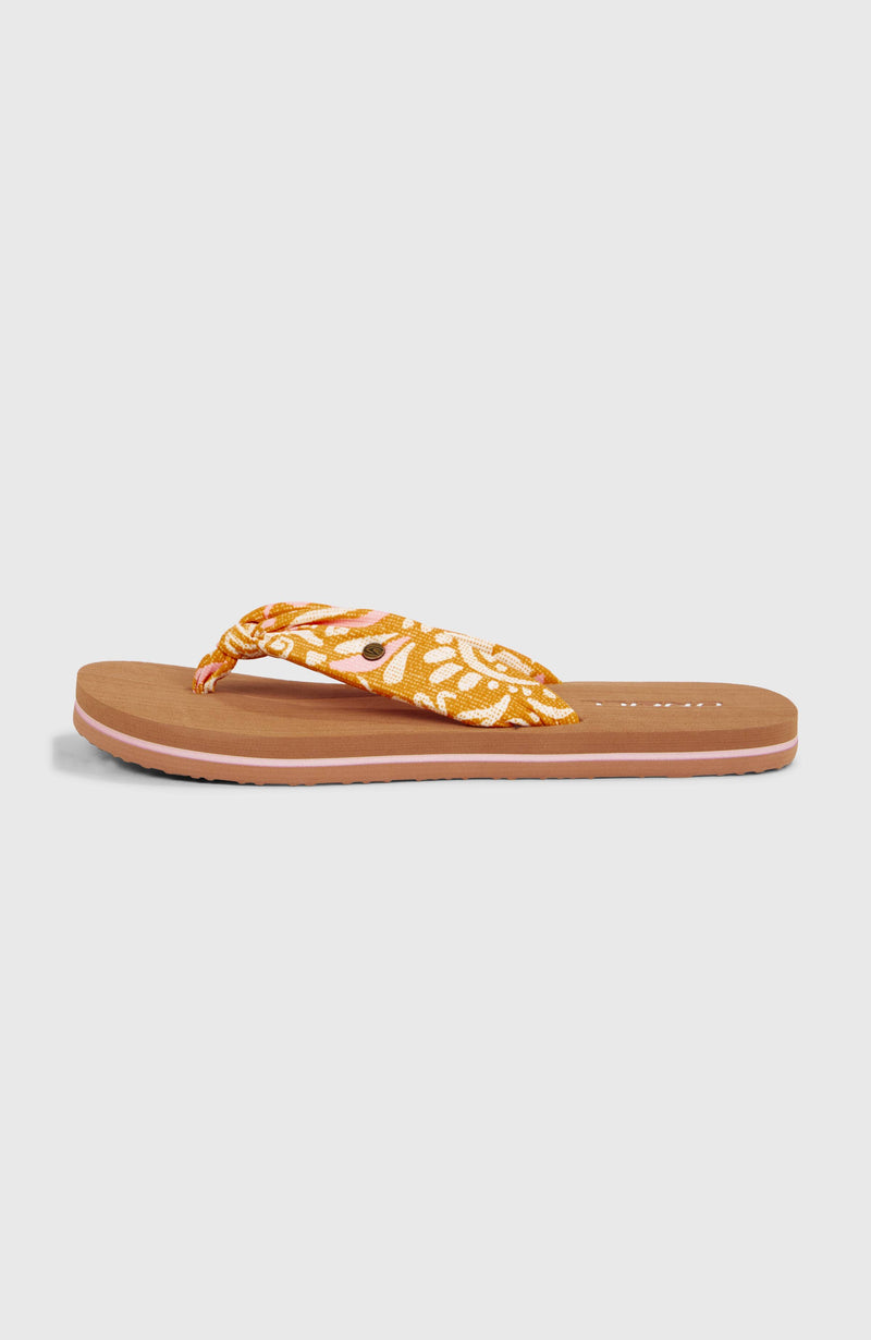 Oneill Women Ditsy Sun Sandals | Orange