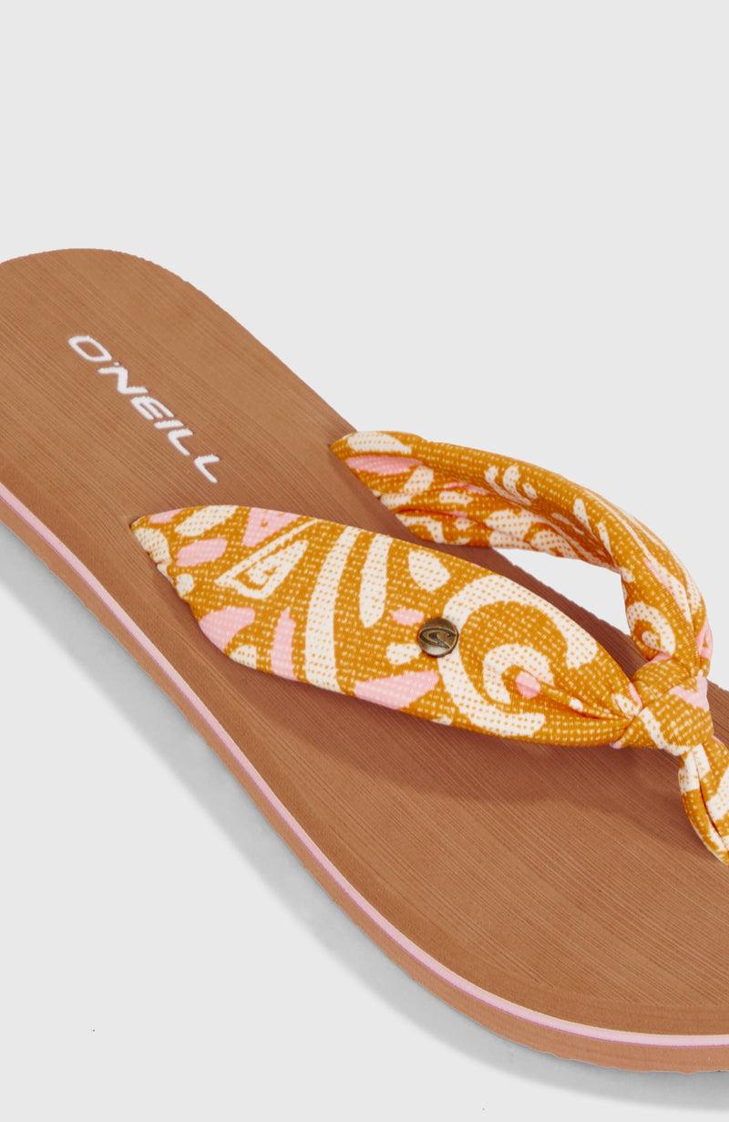 Oneill Women Ditsy Sun Sandals | Orange