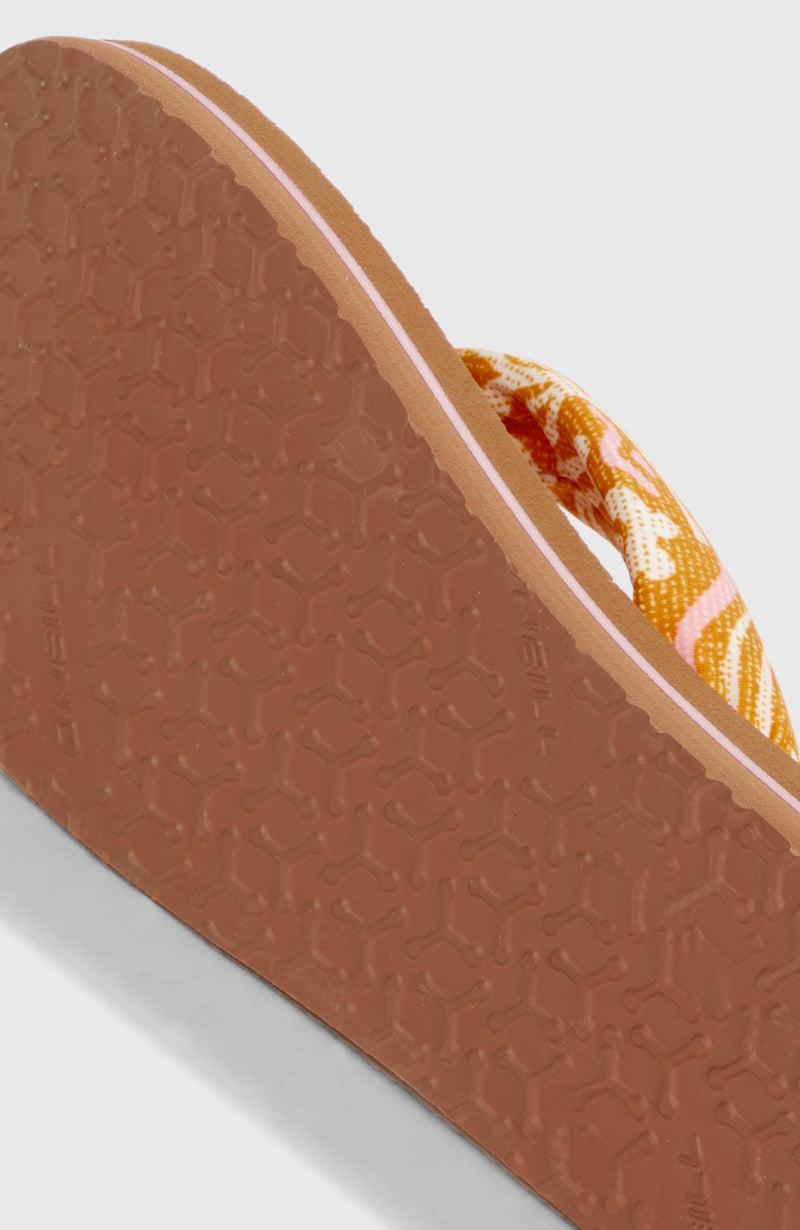 Oneill Women Ditsy Sun Sandals | Orange