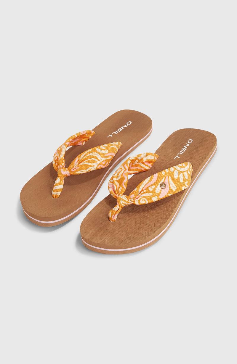 oneill Women Ditsy Sun Sandals | Orange