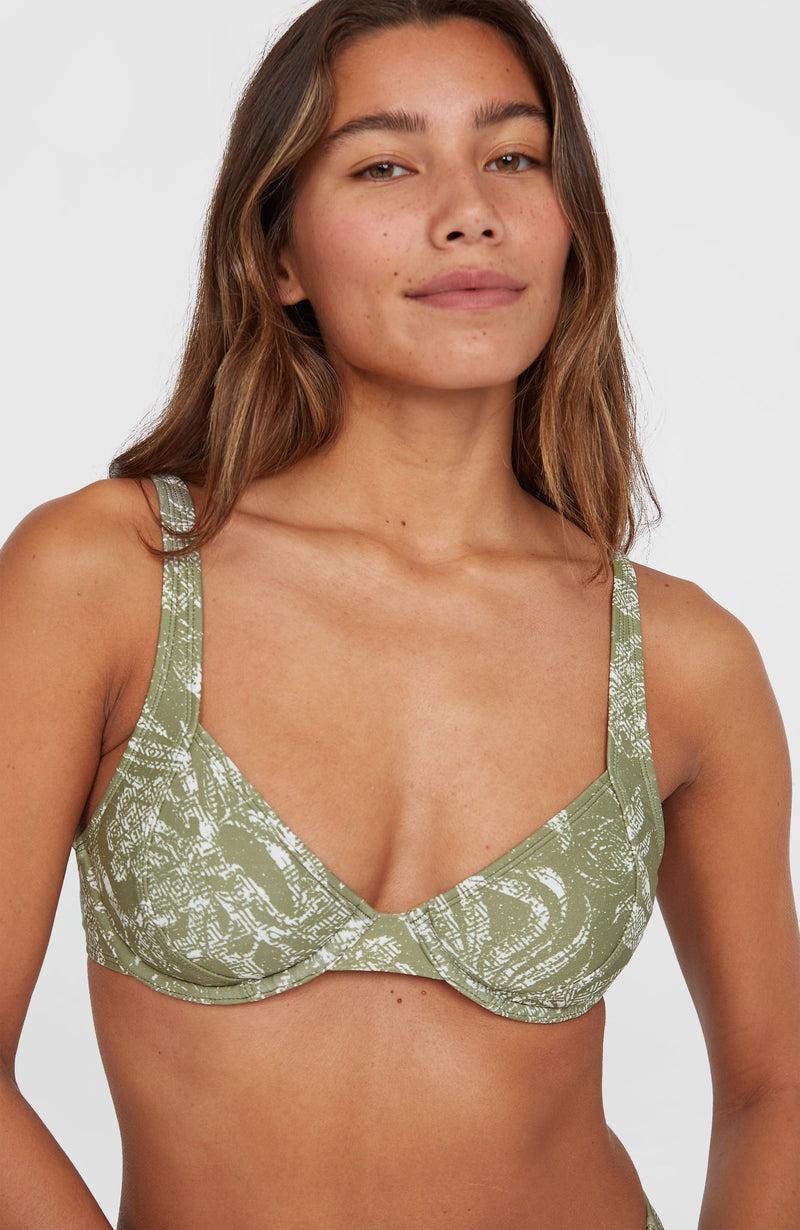 oneill Women Elsie Underwire Bikini Top | Green