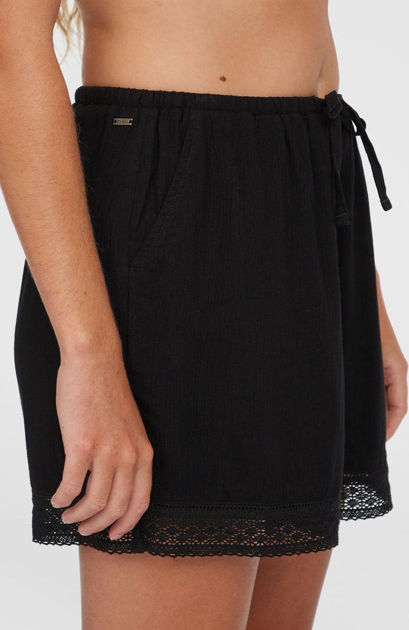 Oneill Women Essentials Embroidery Shorts | Black