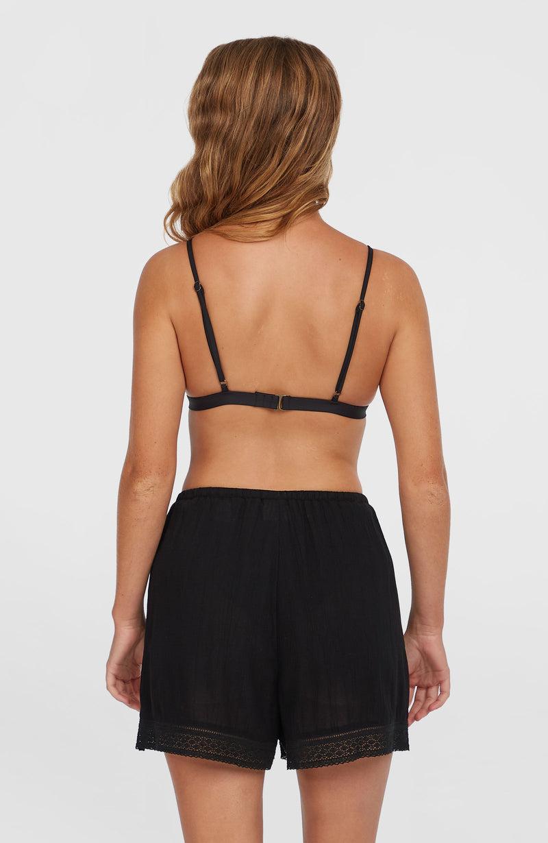 Oneill Women Essentials Embroidery Shorts | Black