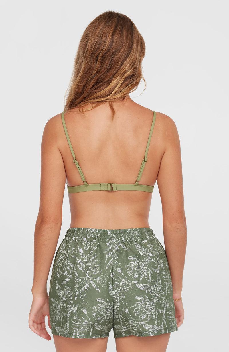 Oneill Women Essentials Print 12'' Swim Shorts | Green