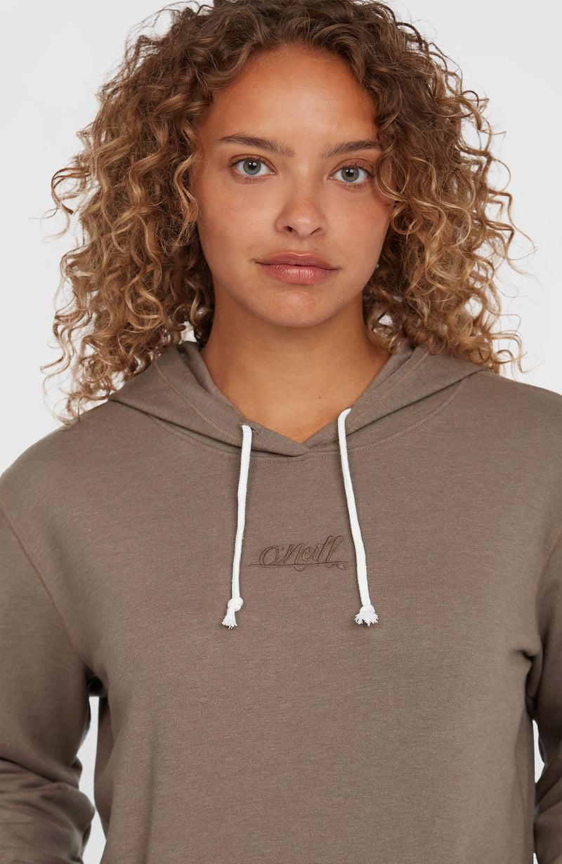 Oneill Women Essentials Script Hoodie | Brown