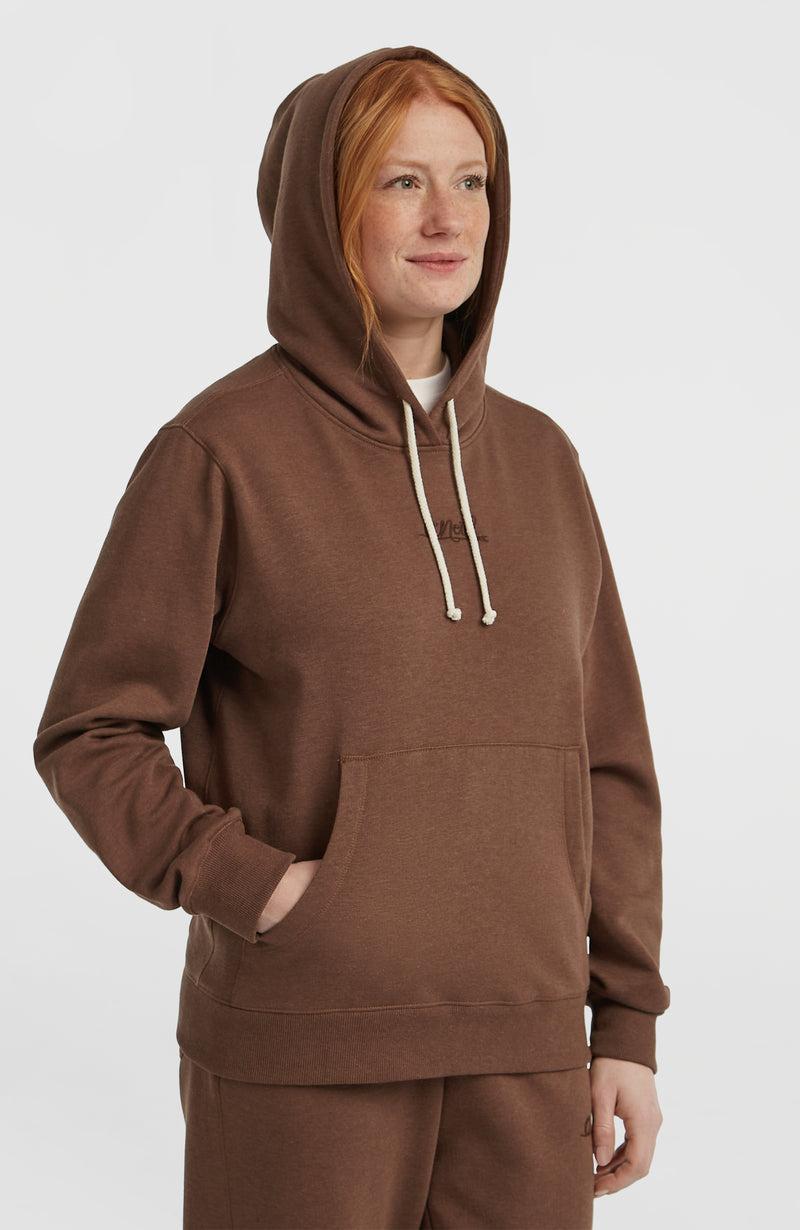 Oneill Women Essentials Script Hoodie | Brown