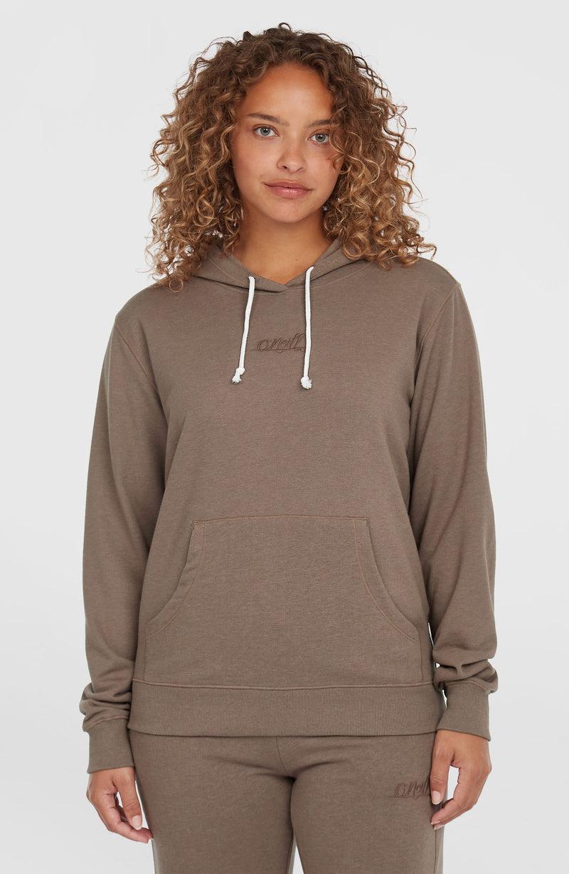 oneill Women Essentials Script Hoodie | Brown