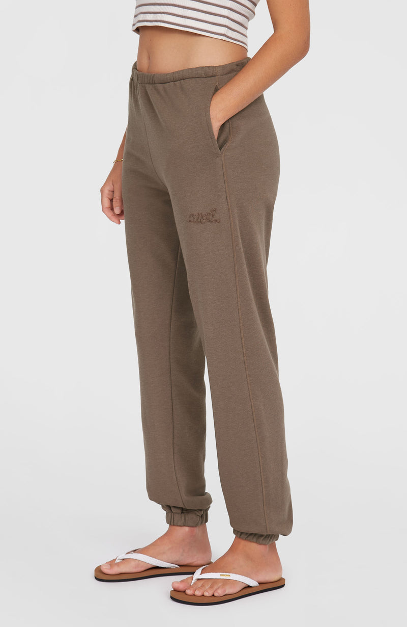 Oneill Women Essentials Script Sweatpants | Brown
