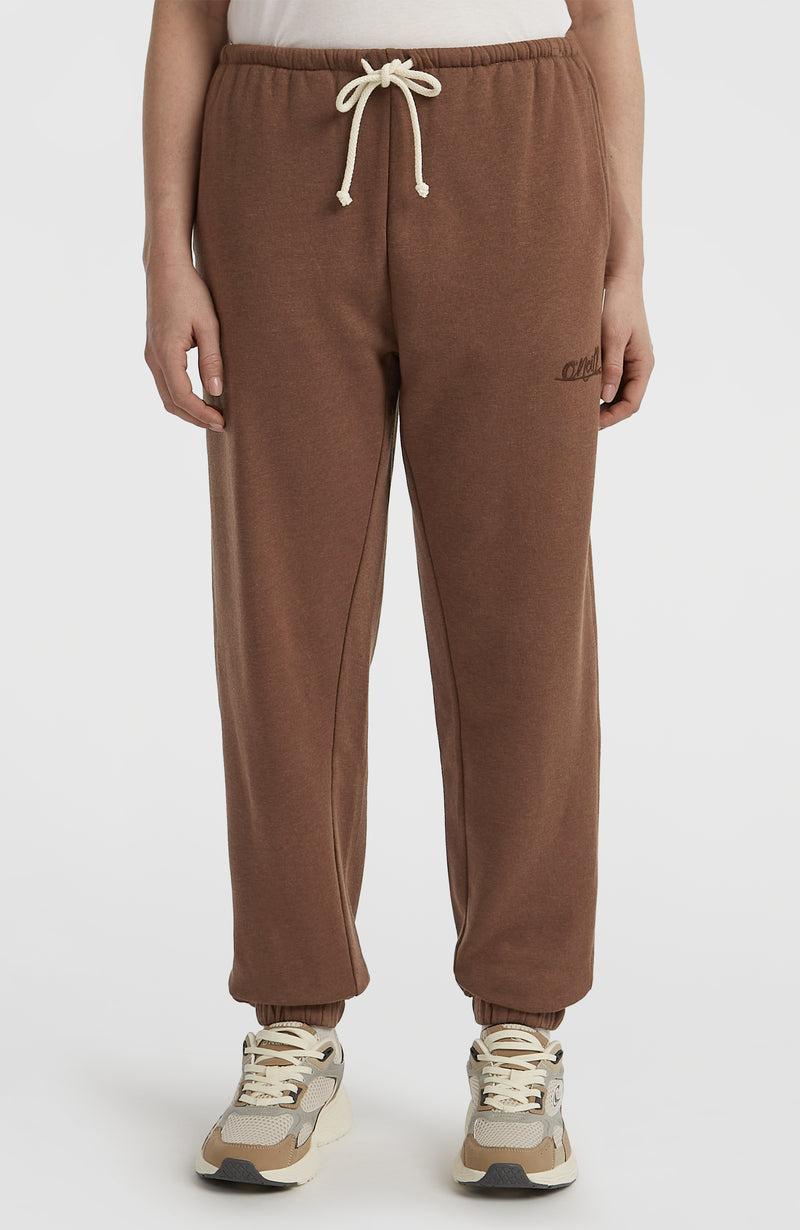 Oneill Women Essentials Script Sweatpants | Brown