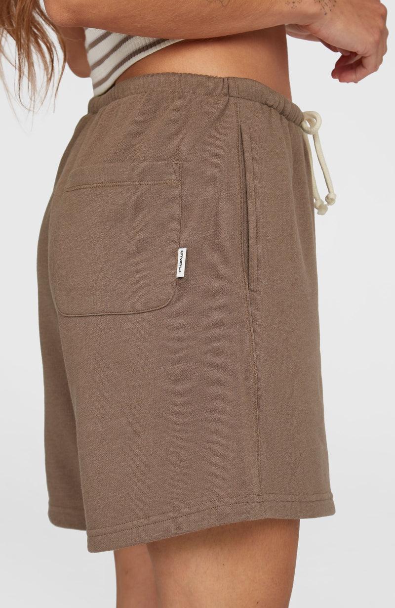 Oneill Women Essentials Script Sweatshorts | Brown