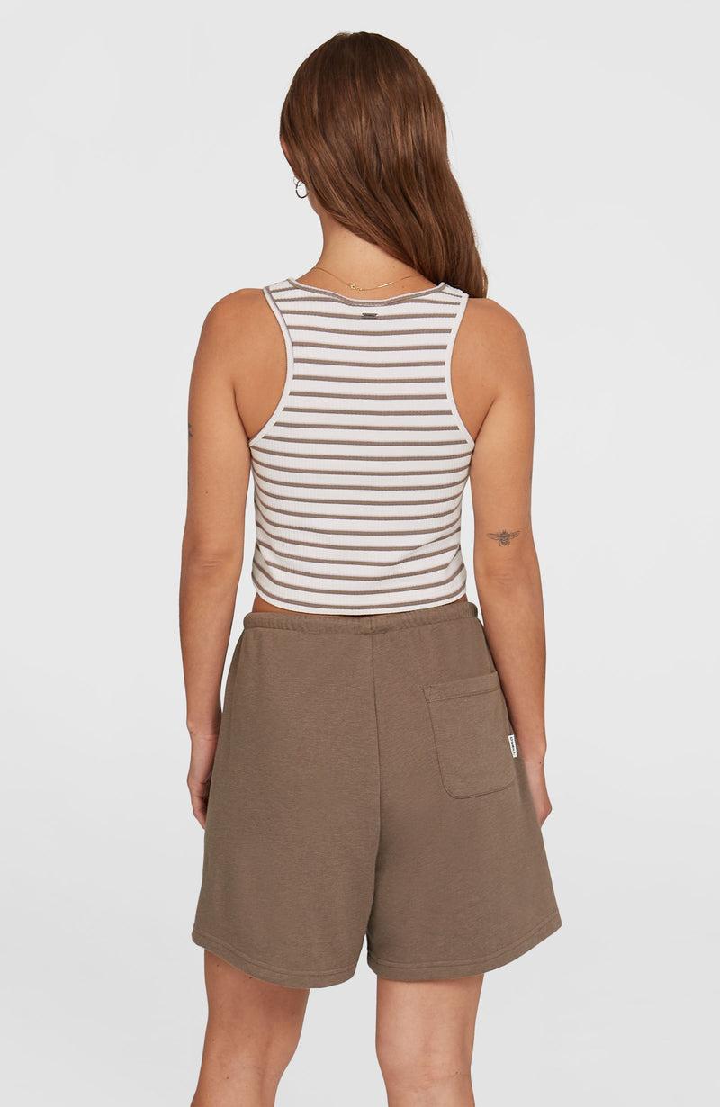 Oneill Women Essentials Script Sweatshorts | Brown