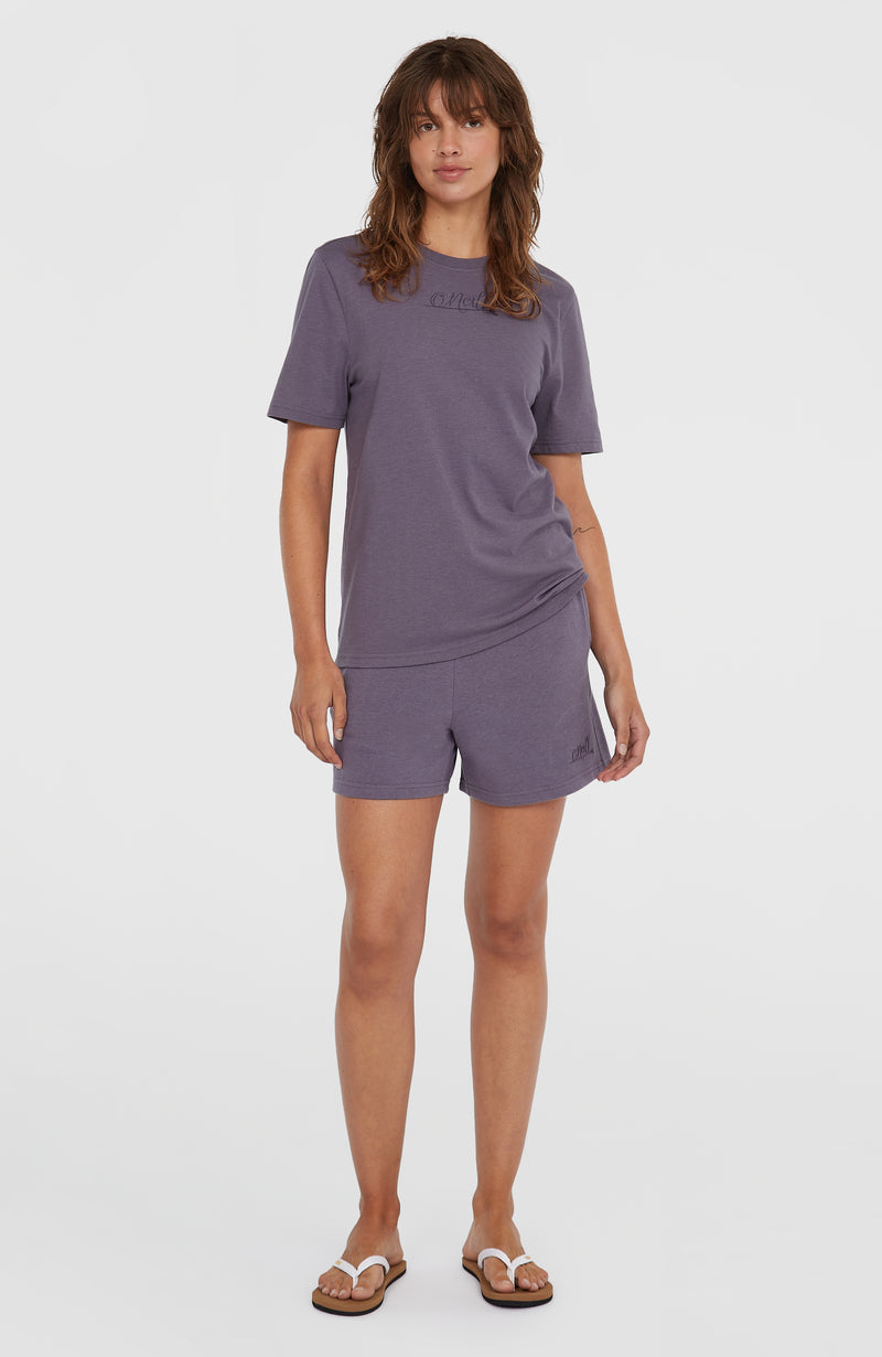 Oneill Women Essentials Script Sweatshorts | Purple