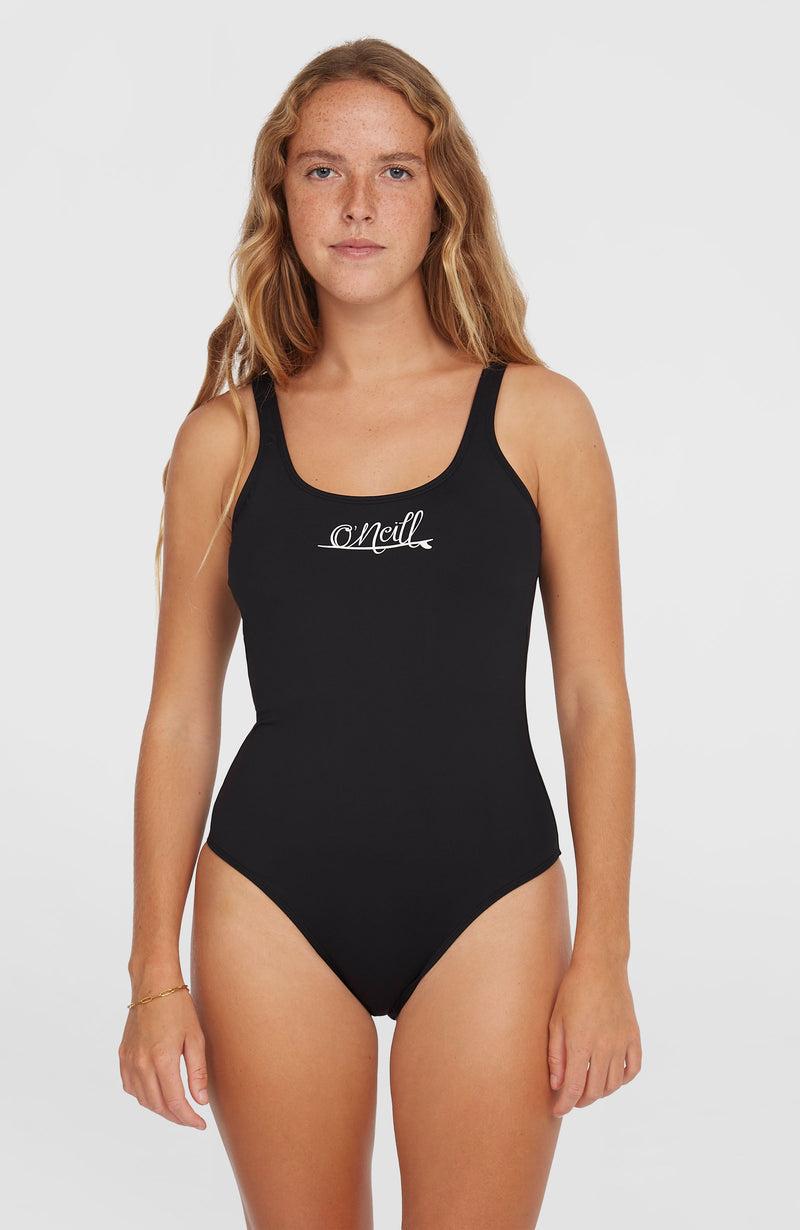oneill Women Essentials Script Swimsuit | Black