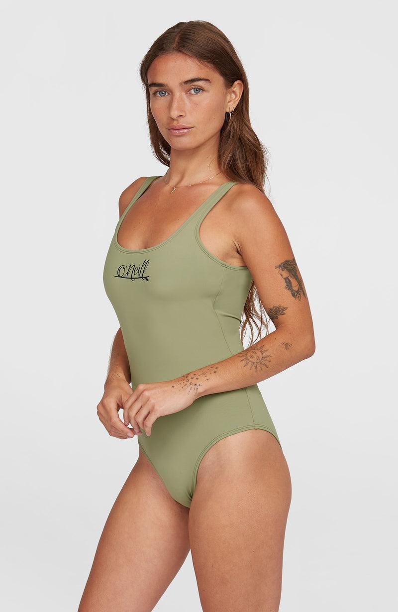 Oneill Women Essentials Script Swimsuit | Green