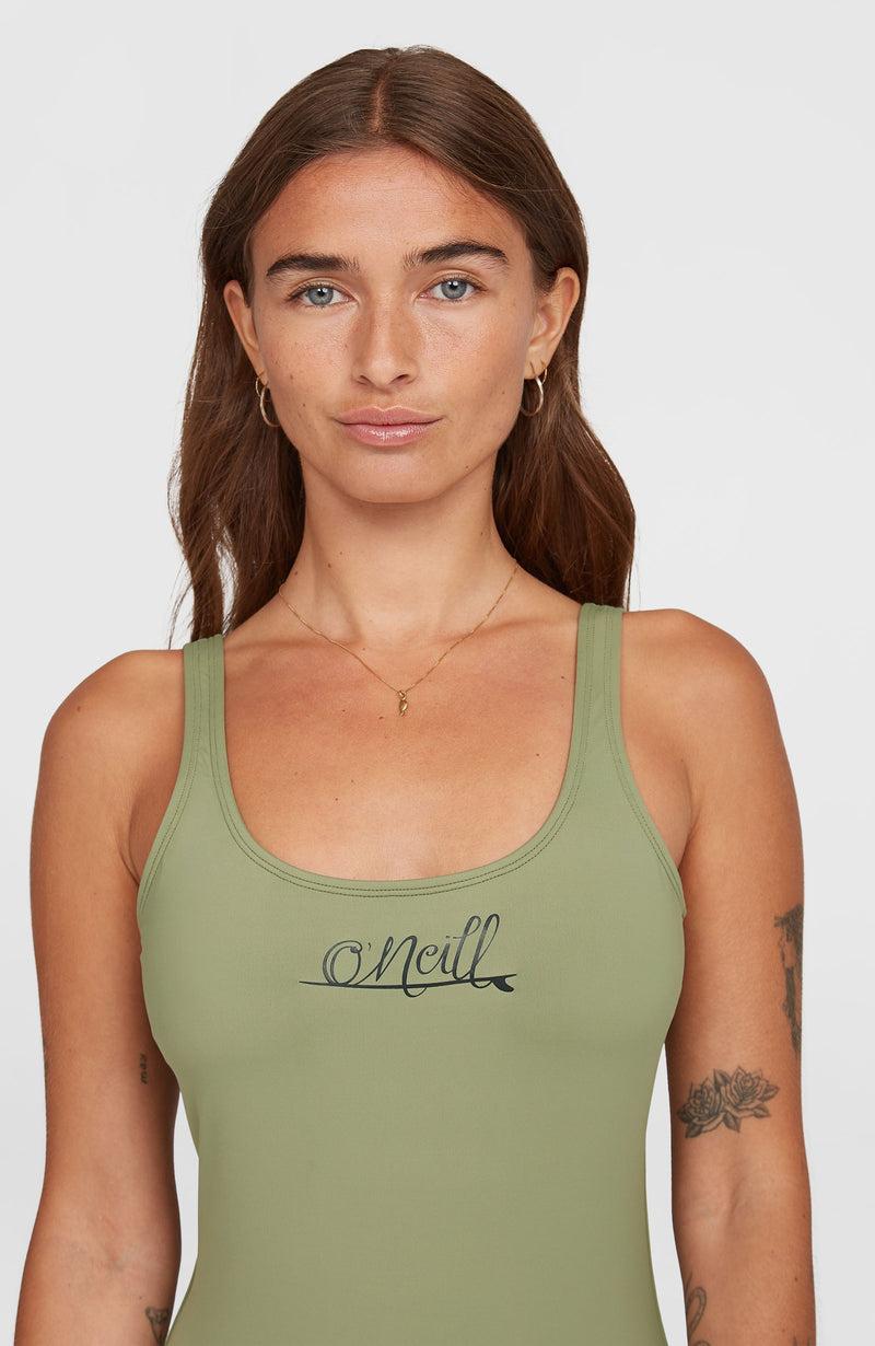 Oneill Women Essentials Script Swimsuit | Green