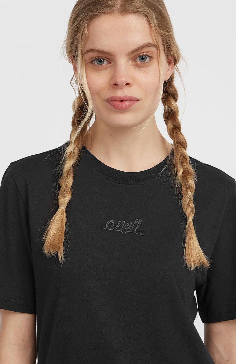 Oneill Women Essentials Script T-Shirt | Black