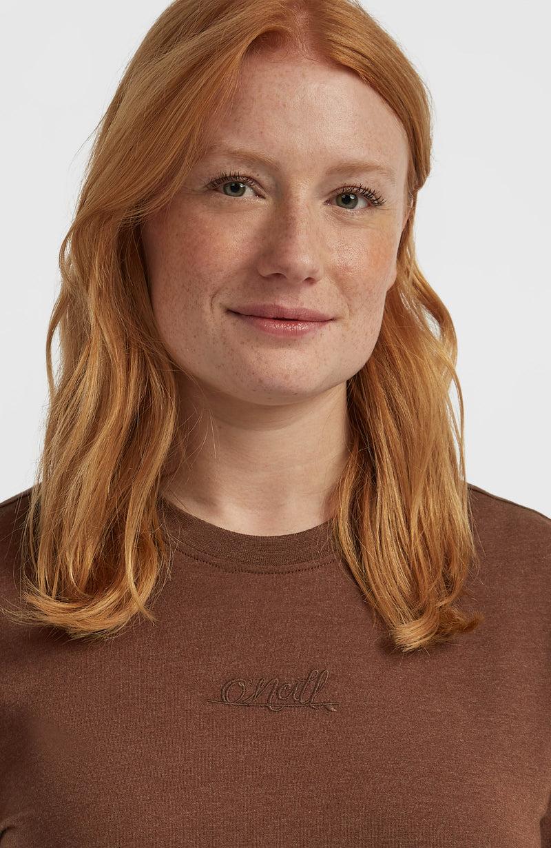 Oneill Women Essentials Script T-Shirt | Brown