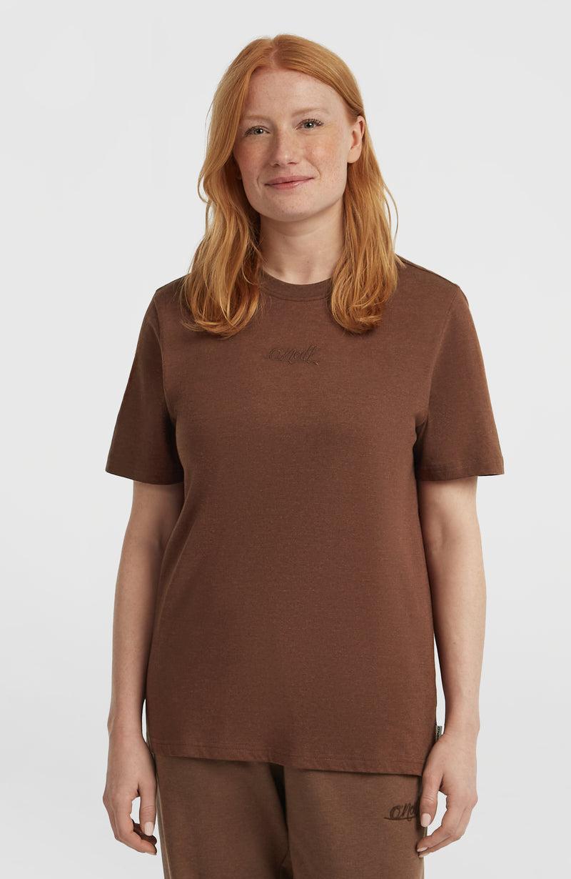 oneill Women Essentials Script T-Shirt | Brown