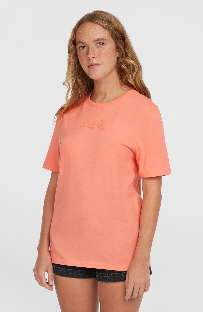 oneill Women Essentials Script T-Shirt | Pink