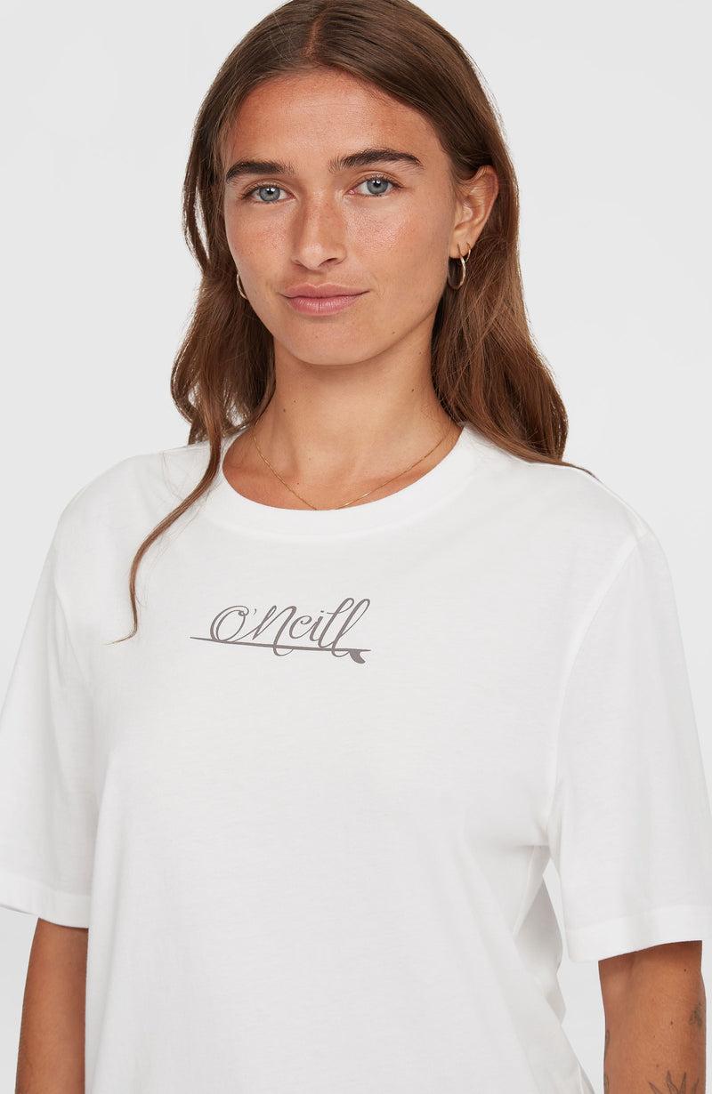 Oneill Women Essentials Script T-Shirt | White