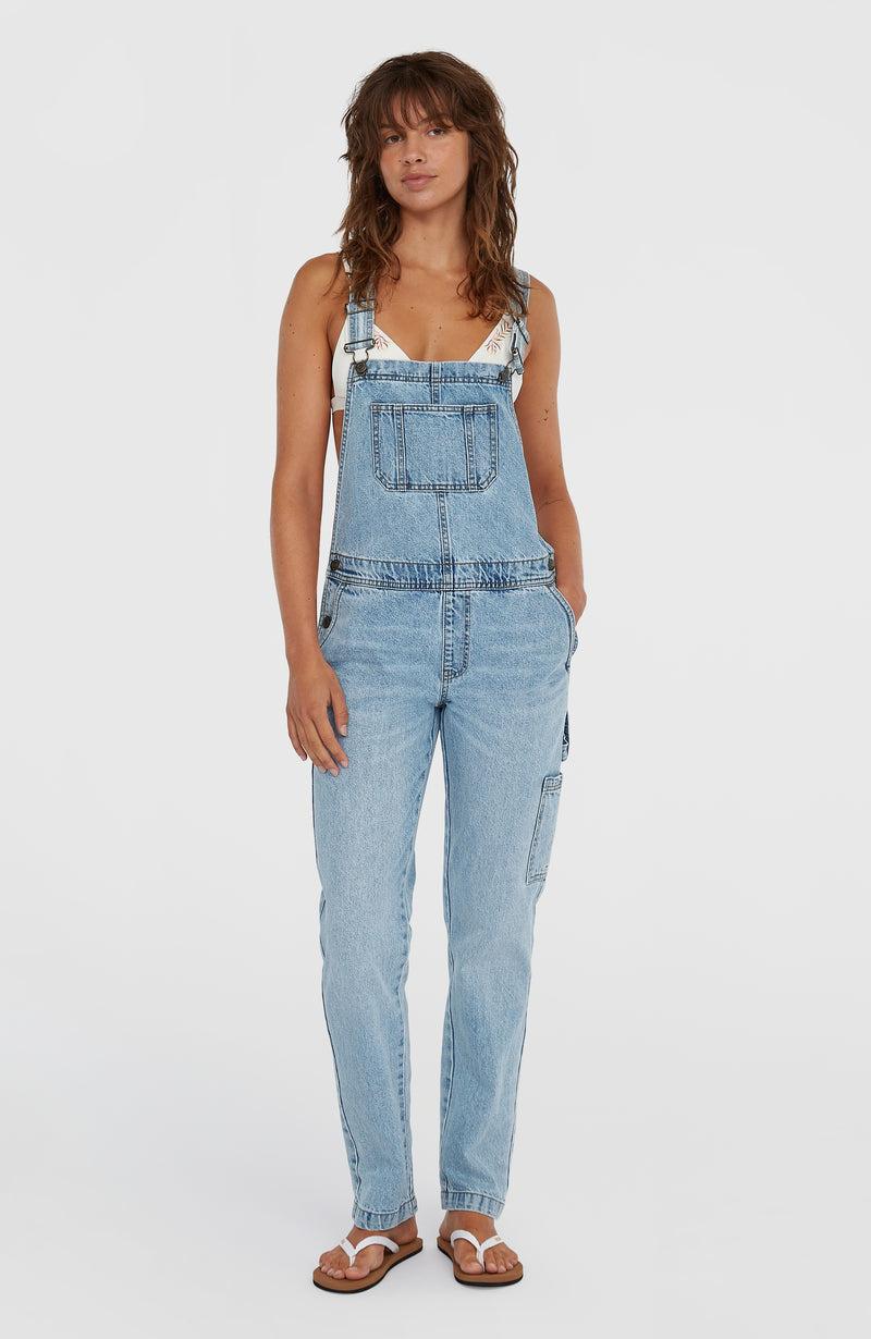 oneill Women Essentials Twill Dungaree | Blue