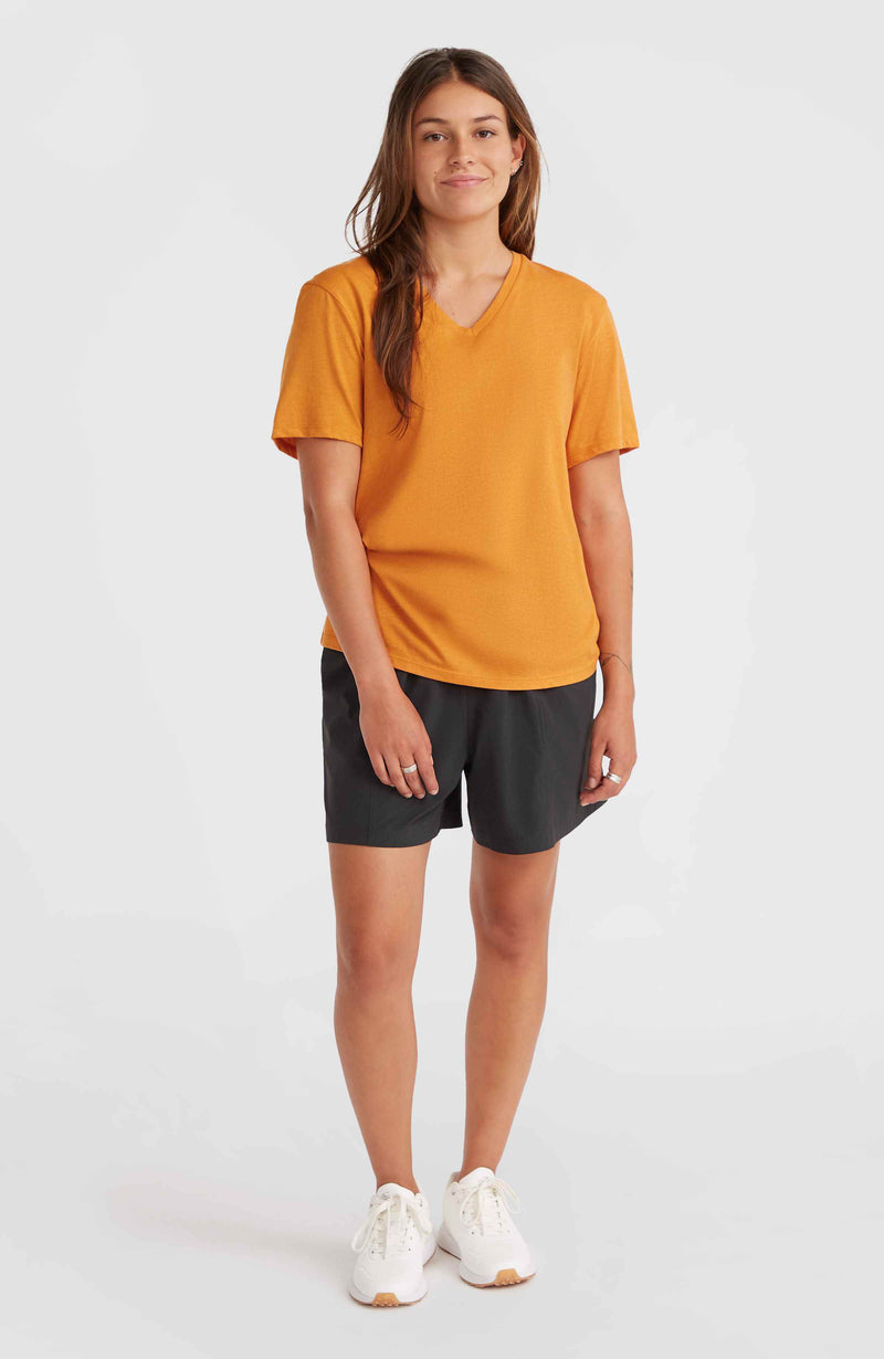 Oneill Women Essentials V-Neck T-Shirt | Brown