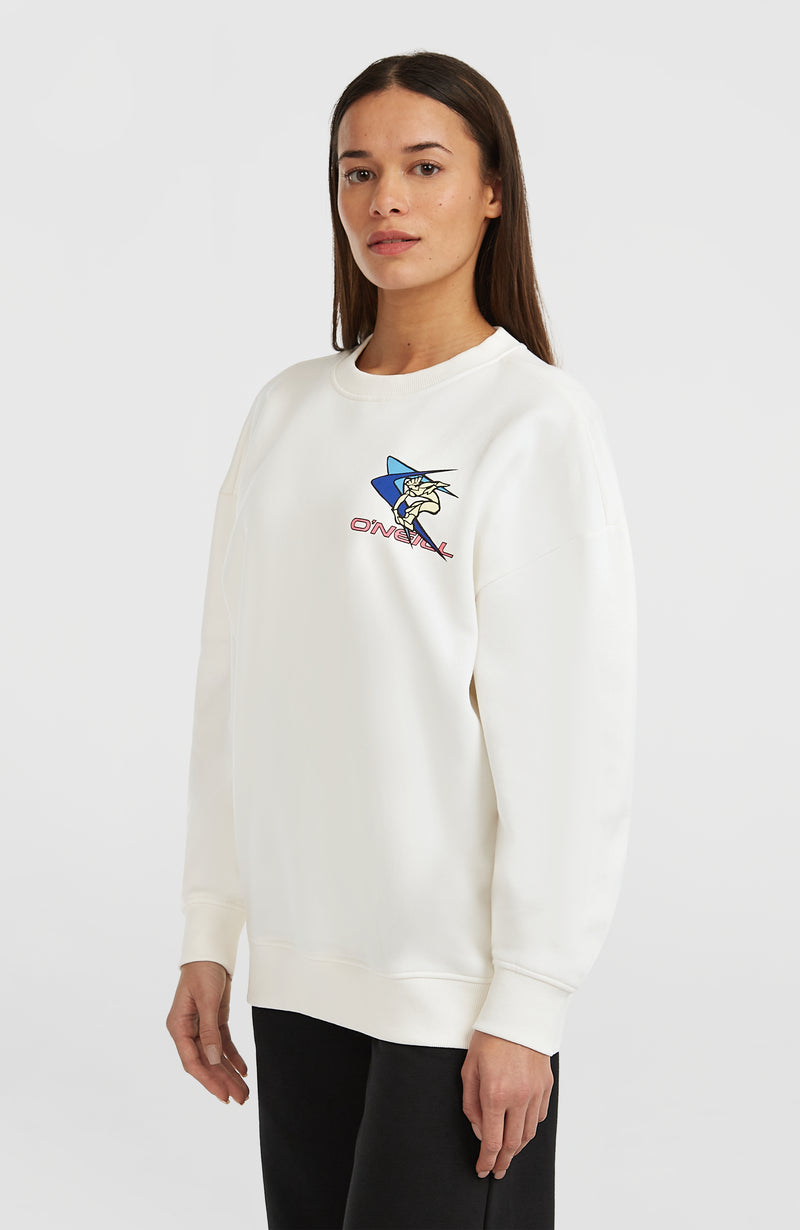 Oneill Women FWC'Play Crew Sweatshirt | White