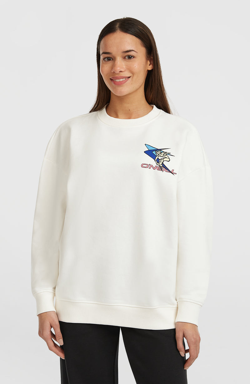 oneill Women FWC'Play Crew Sweatshirt | White