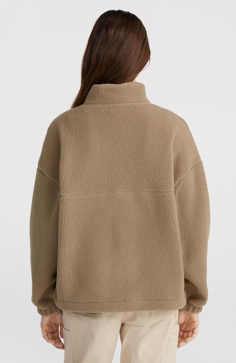 Oneill Women High-Pile Full-Zip Fleece | Brown