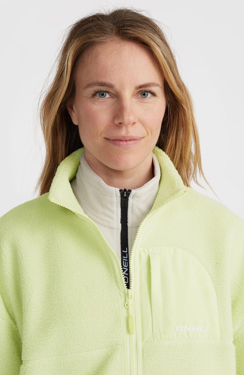 Oneill Women High-Pile Full-Zip Fleece | Green