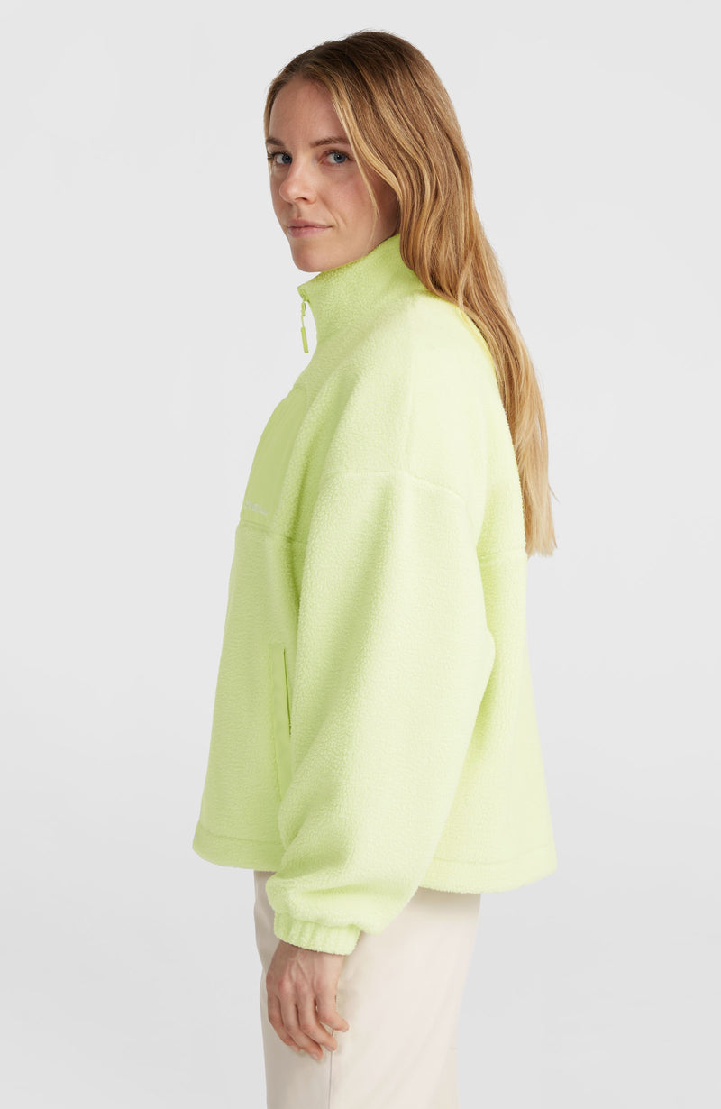 Oneill Women High-Pile Full-Zip Fleece | Green