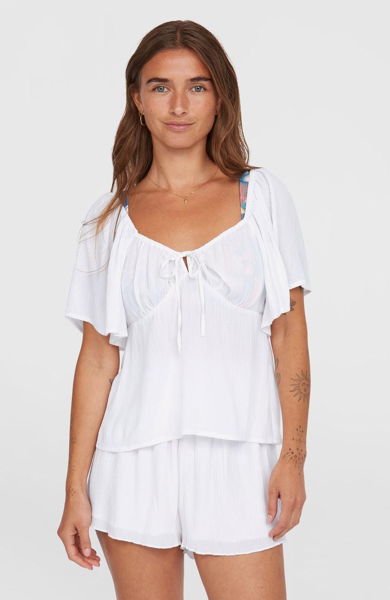 oneill Women Huges Woven Top | White