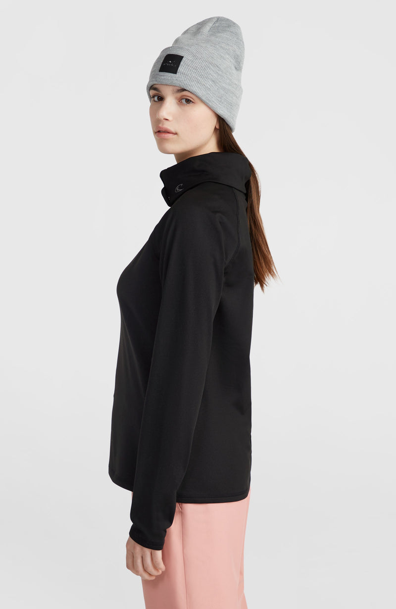Oneill Women Hydrowick Half-Zip Fleece | Black
