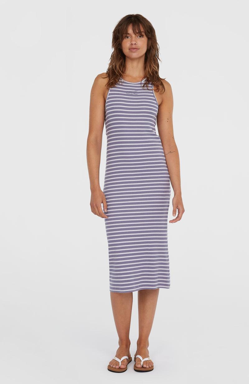 oneill Women Jess Midi Rib Dress | Purple