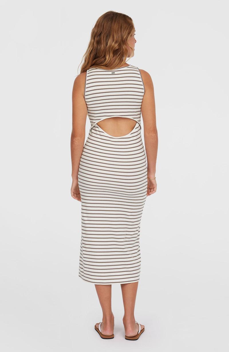 Oneill Women Jess Midi Rib Dress | White